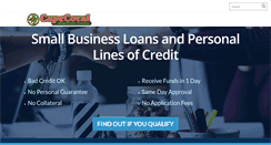 Desktop Screenshot of capecoralbusinessloans.com